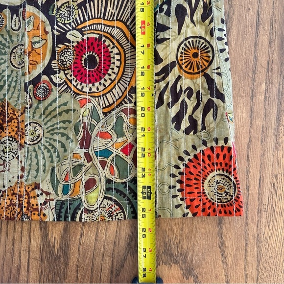 Vintage Youtopia Tribal Boho Jacket Tapestry Y2K Size Small 100% Cotton - Picture 9 of 10